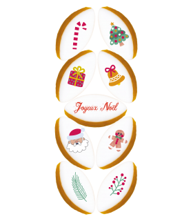 Réglette Noël n°2 - 9 Calissons