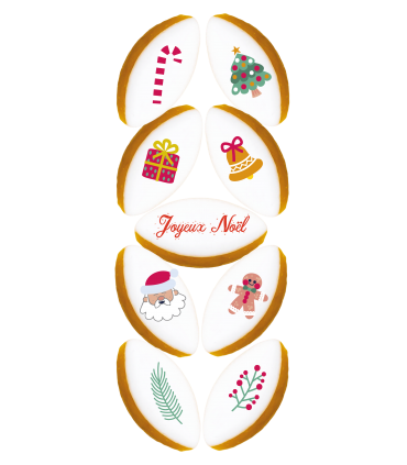 Réglette Noël n°2 - 9 Calissons