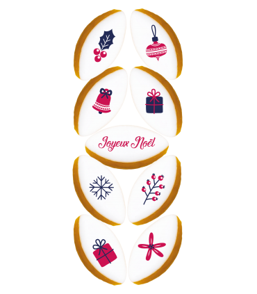 Réglette Noël n°3 - 9 Calissons