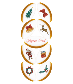 Réglette Noël n°4 - 9 Calissons