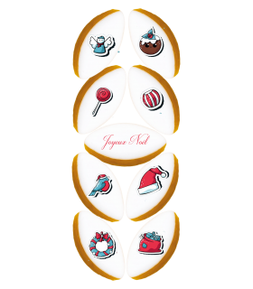 Réglette Noël n°5 - 9 Calissons