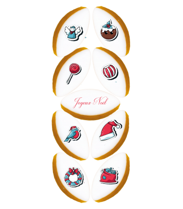 Réglette Noël n°5 - 9 Calissons